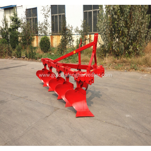 Tractor mounted five furrow plow